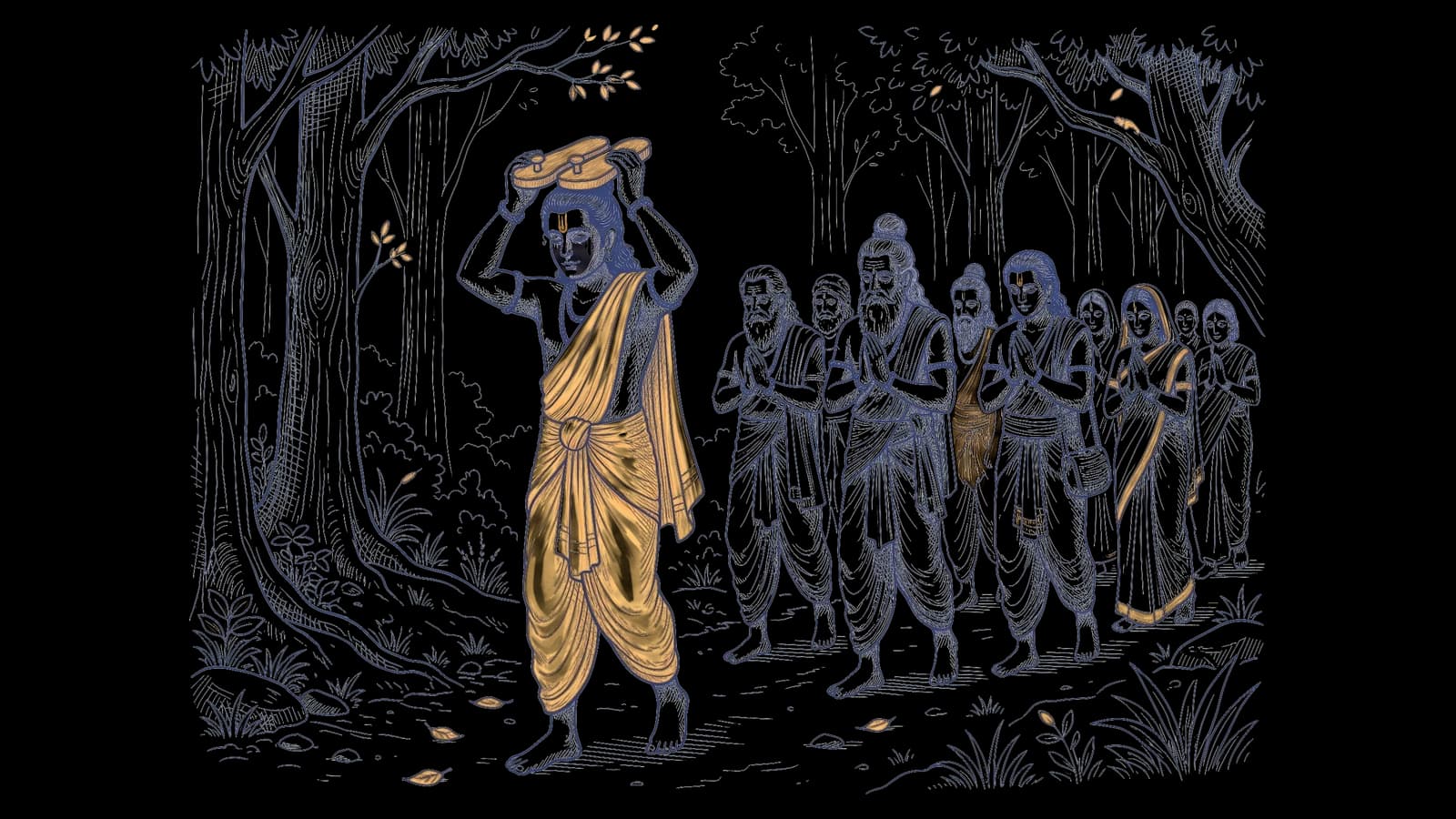 वनवास और भरत की पादुका