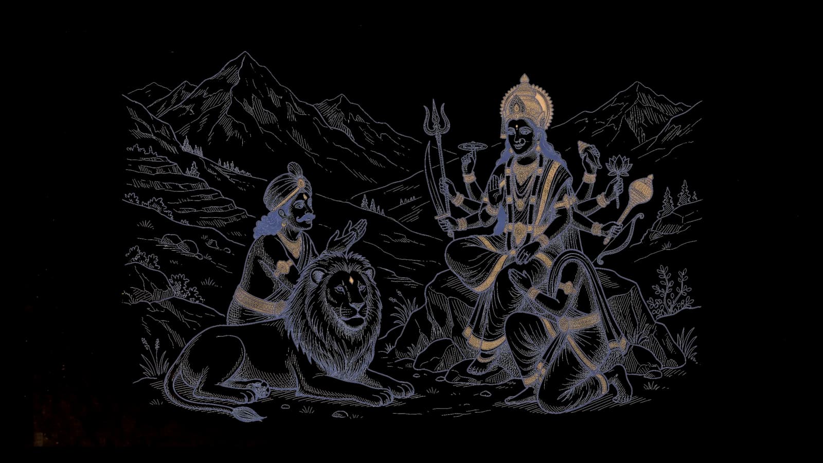 शुंभ, निशुंभ और देवी का प्रण